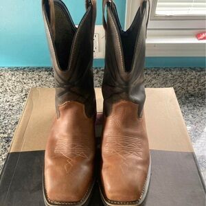 Red Wing steel toe cowboy boots
